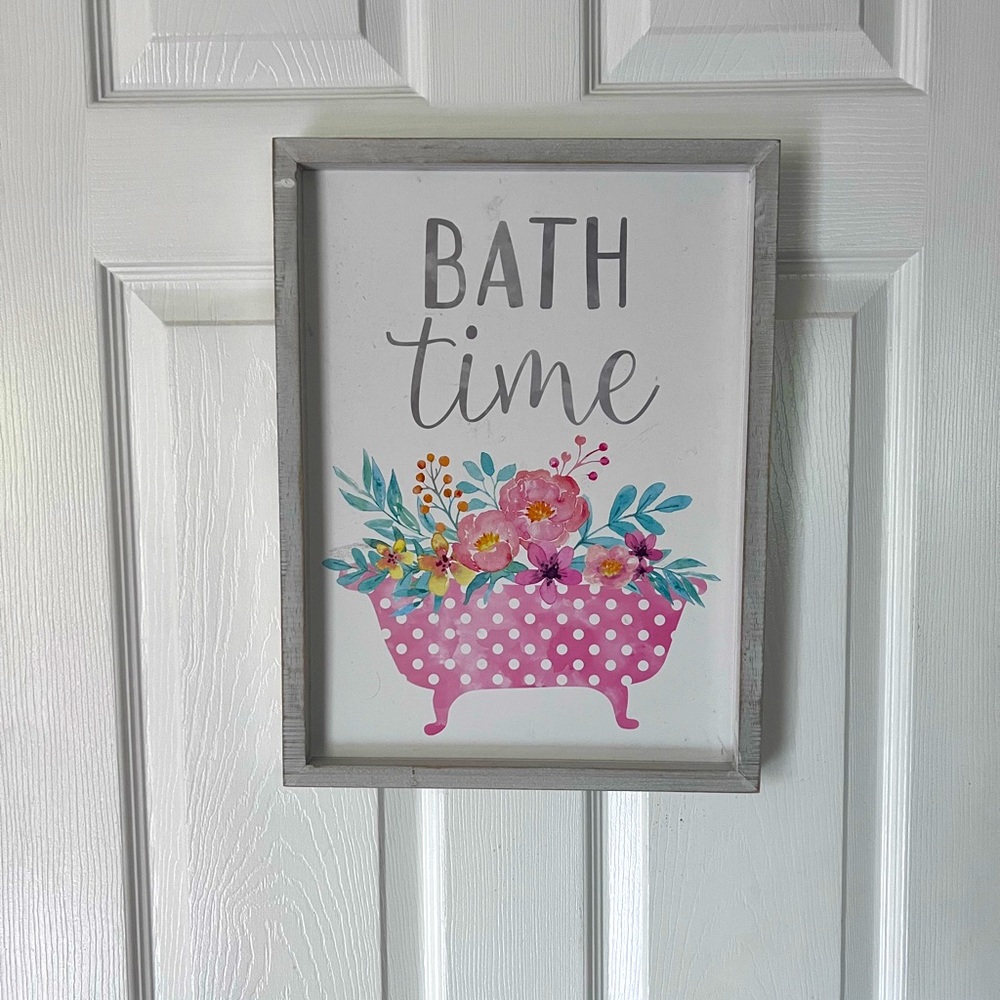 Bath time photo frame!